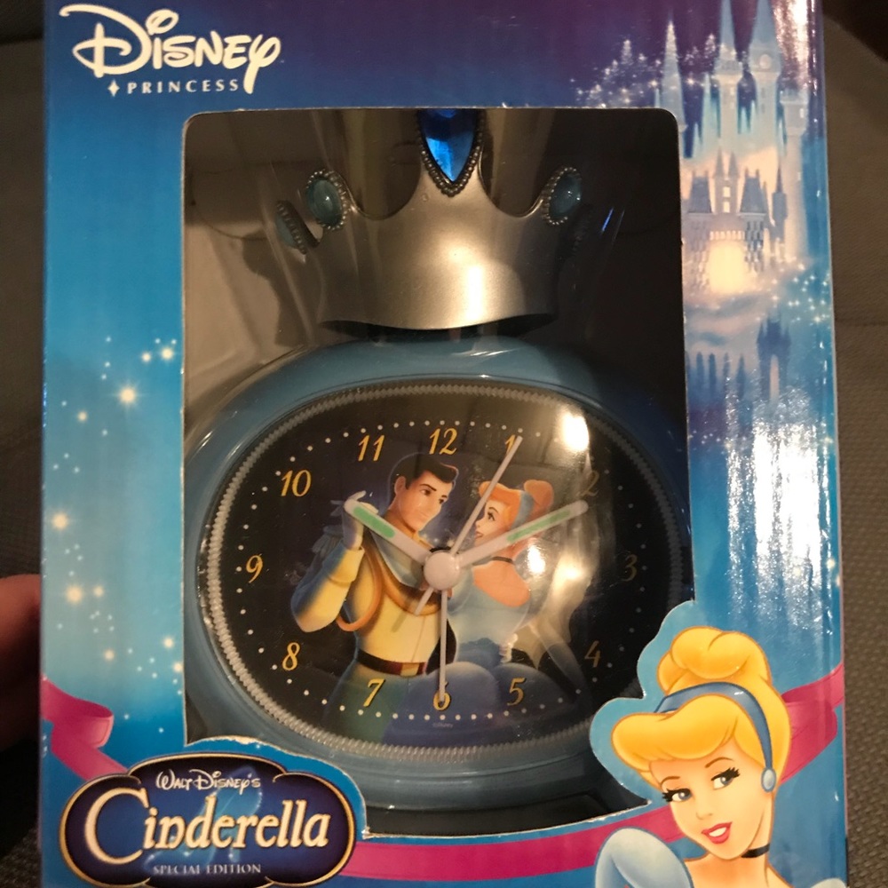 Cinderella and Prince Charming alarm clock
